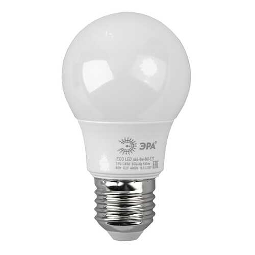 Лампа светодиодная 8W ЭРА ECO LED smd A55 в Фамилия