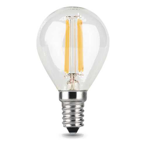 Лампа светодиодная Gauss Filament E14 11W (750lm) 4100K, прозрачная, нитевидная, 105801211 в Фамилия