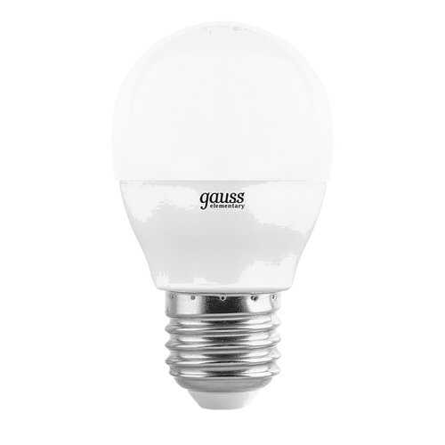Лампочка Gauss Elementary G45 E27 8W 4100K 53228 в Фамилия