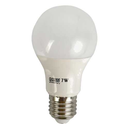 Лампочка Gauss Elementary LED A60 7W E27 2700K 10шт 23217A в Фамилия