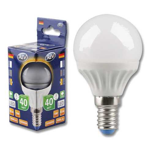 Лампочка светодиодная LED, шар Е14 5W 2700K теплый свет в Фамилия