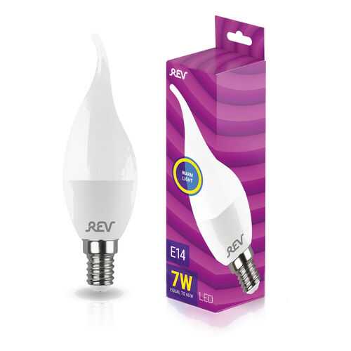 Лампочка светодиодная LED, свеча на ветру Е14 7W 2700K теплый свет в Фамилия