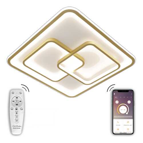 Люстра 120W Natali Kovaltseva, LED LAMPS 81313 Управление с пульта ДУ, смартфона, планшета в Фамилия