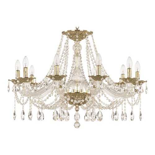 Люстра хрустальная 1607/10/300 G Bohemia Ivele Crystal в Фамилия