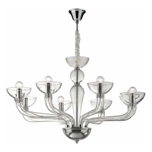 Люстра подвесная Ideal Lux Casanova SP8 Trasparente в Фамилия