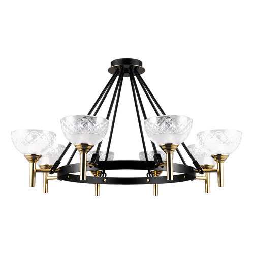 Подвесная люстра Lumien Hall 3301/8H-GD-BK в Фамилия