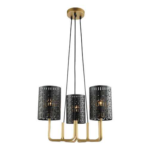 Подвесная люстра Lumien Hall 4005/3P-GD-BK в Фамилия
