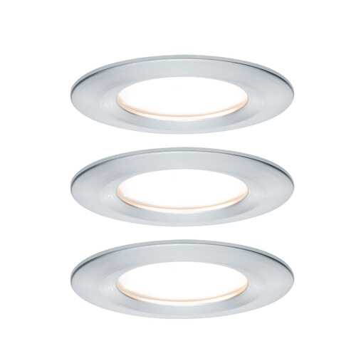 Светильник встраиваемый, комплект Nova Coin LED 3x6,5W Alu ge 93462 в Фамилия