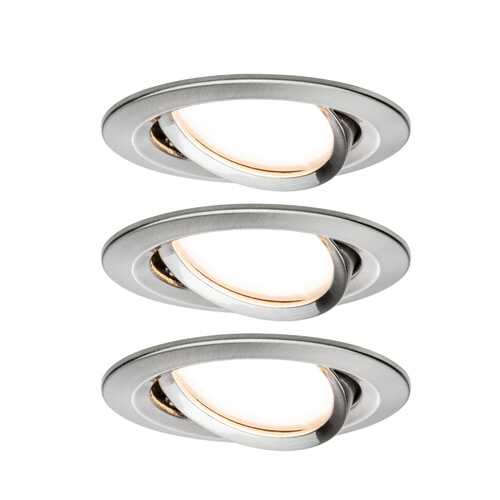 Светильник встраиваемый, комплект Nova Coin LED 3x6,5W Eis geb 93447 в Фамилия
