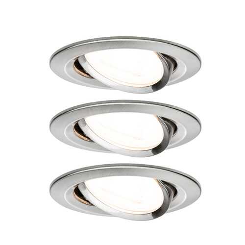 Светильник встраиваемый, комплект Nova LED 3x6,5 GU10 Eisen gb 93429 в Фамилия