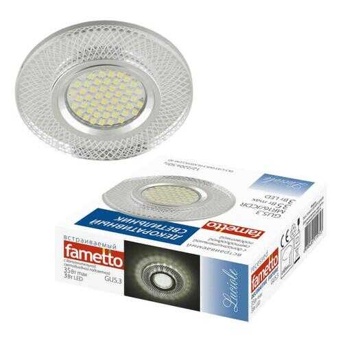 Встраиваемый светильник Fametto Luciole DLS-L153 GU5.3 GLASSY/CLEAR 3D в Фамилия