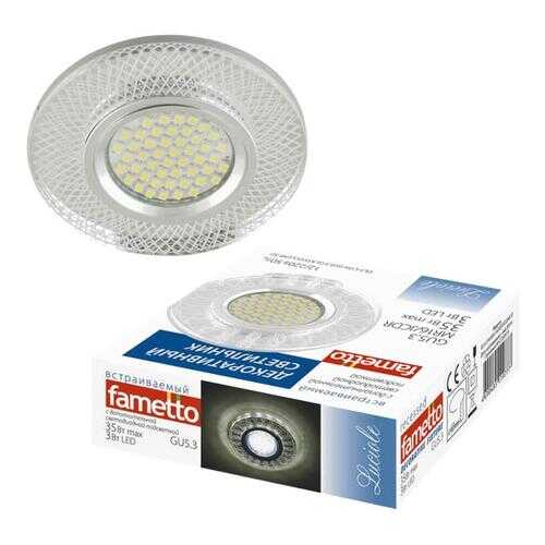 Встраиваемый светильник Fametto Luciole DLS-L154 GU5.3 GLASSY/CLEAR 3D в Фамилия