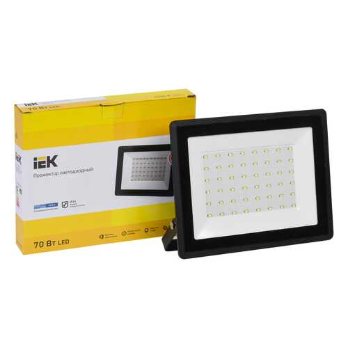 Прожектор светодиодный IEK СДО 06-70 70W 6500K, 232х213х37мм, LPDO601-70-65-K02 в Фамилия