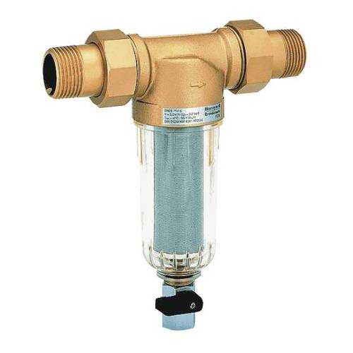 Фильтр сетчатый T-обр пластик Ду15 Ру16 Тмакс=40 oC G1/2 НР FF06 Honeywell FF06-1/2AABRU в Фамилия