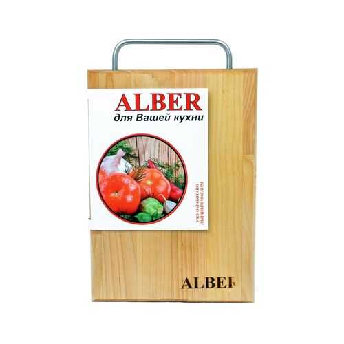 Разделочная доска Alber деревянная прямоугольная 26х18 см в Фамилия