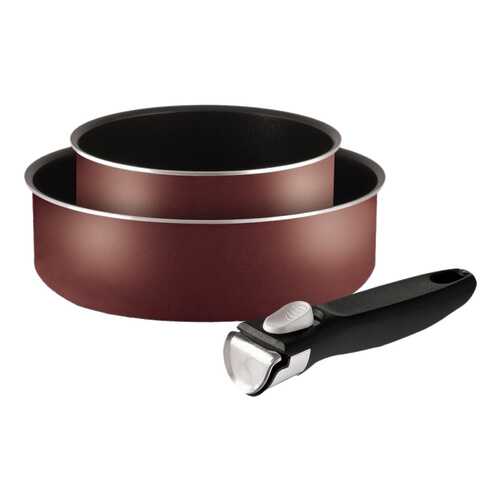 Набор посуды Tefal Ingenio PTFE Red 3шт в Фамилия