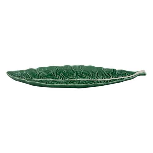 Блюдо Bordallo Pinheiro Cabbage Narrow Leaf Natural 40x12,5x3 см в Фамилия