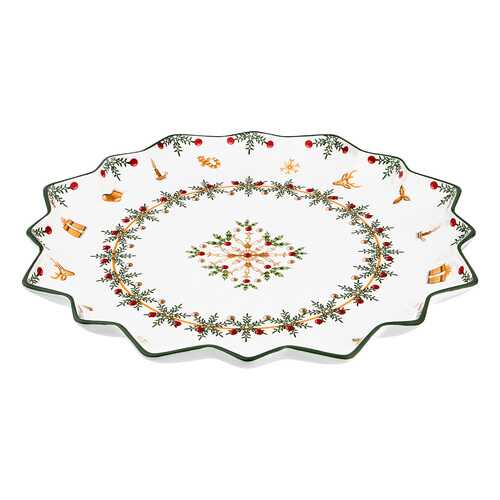 Блюдо Lefard, Christmas Collection, 39,5 см, снежинка в Фамилия
