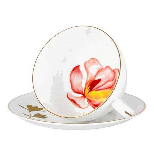 Чашка с блюдцем Julia Vysotskaya Flowers. Magnolia 250мл в Фамилия