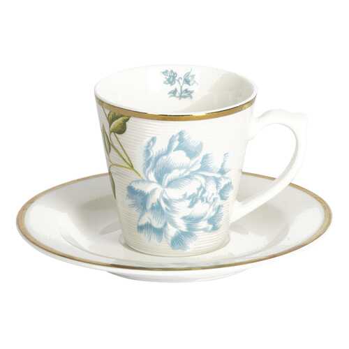 Чашка с блюдцем Laura Ashley Heritage 90мл Cobblestone Pinstripe в Фамилия