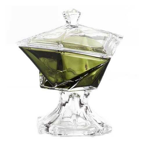 Конфетница с крышкой Crystalite Bohemia Оригами 16см в Фамилия