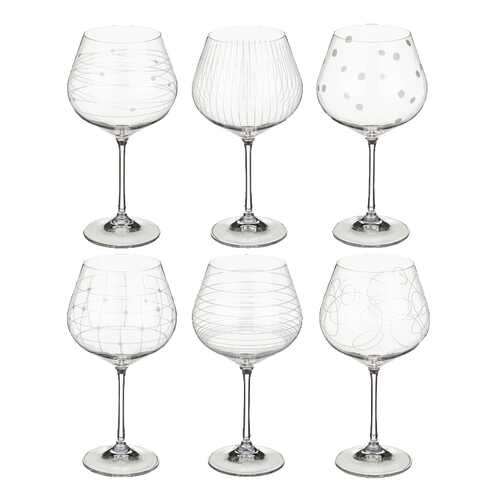 Набор бокалов Bohemia Crystal Виола Микс 674-418 в Фамилия