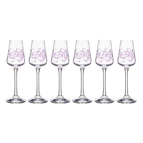 Набор рюмок Bohemia Crystal sandra 65 мл 6шт в Фамилия
