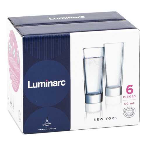 Набор стопок Luminarc нью-йорк 50 мл 6шт в Фамилия