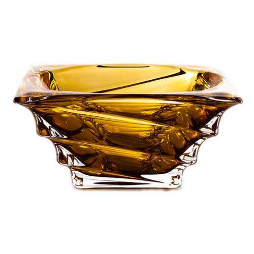 Салатник 24см Crystalite Bohemia Касабланка, янтарный в Фамилия