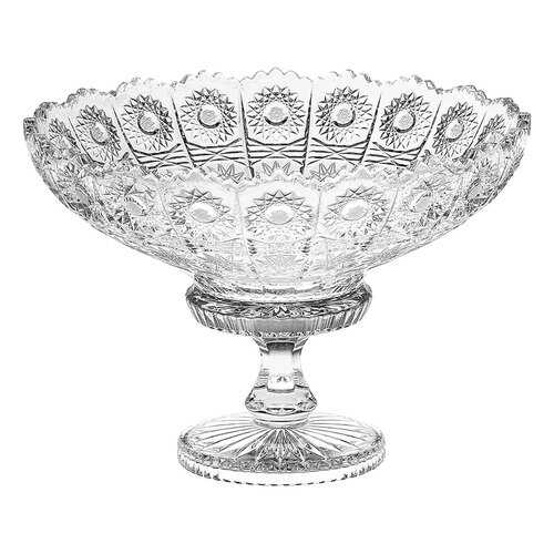 Салатник на ножке Crystal BOHEMIA 25 см в Фамилия