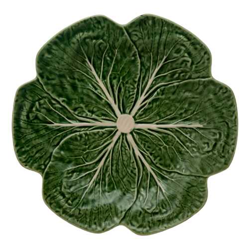Тарелка обеденная Bordallo Pinheiro Cabbage Natural 26,5x26,5x3 см в Фамилия