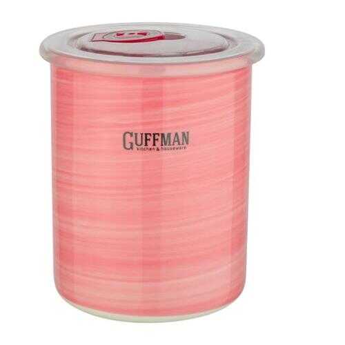 Банка для сыпучих продуктов GUFFMAN, Ceramics, 0,6 л, розовый в Фамилия