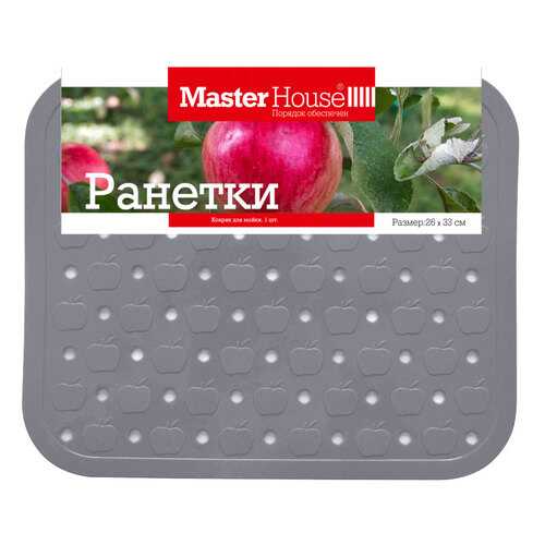 Коврик для сушки посуды MasterHouse 60420 Зеленый, серый в Фамилия