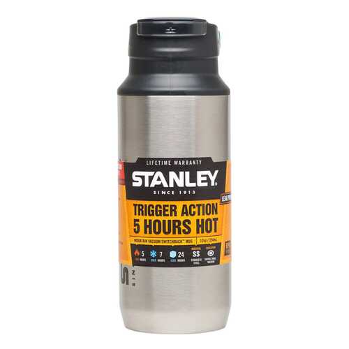 Термокружка Stanley Mountain 0,35 л Серебристая в Фамилия