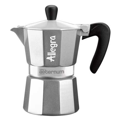 Гейзерная кофеварка Bialetti AETERNUM Allegra SILVER в Фамилия