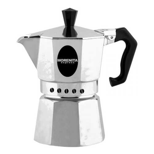 Кофеварка гейзерная Bialetti Morenita 5975 Серебристый, черный в Фамилия