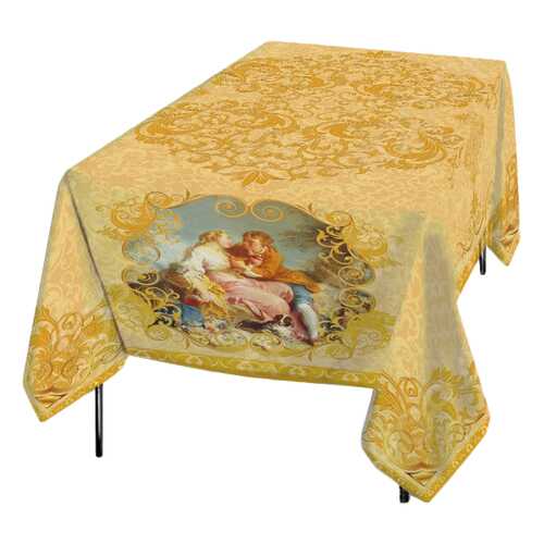 Скатерть Elegante Аморе Цвет: Золотой (120х150 см) в Фамилия
